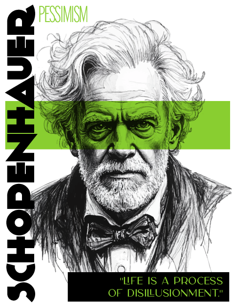 Schopenhauer Philosopher T-Shirt