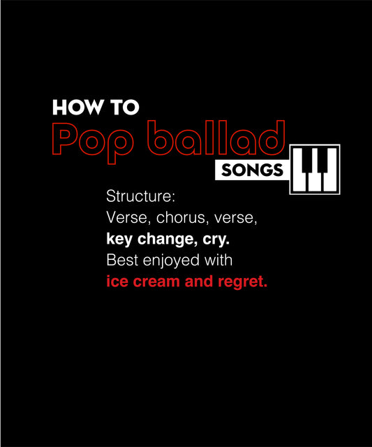 Pop Ballad, how to songs Classic T-Shirt