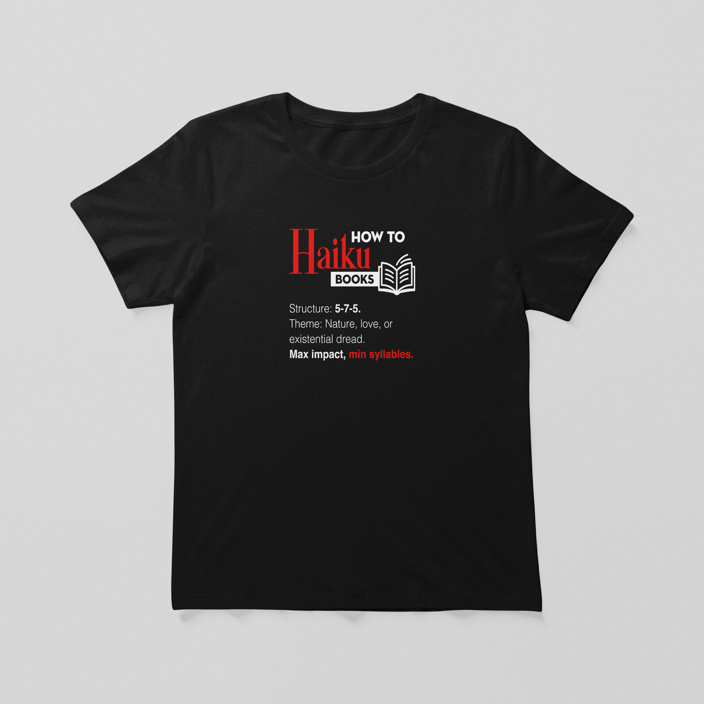 Haiku, how to books Classic T-Shirt