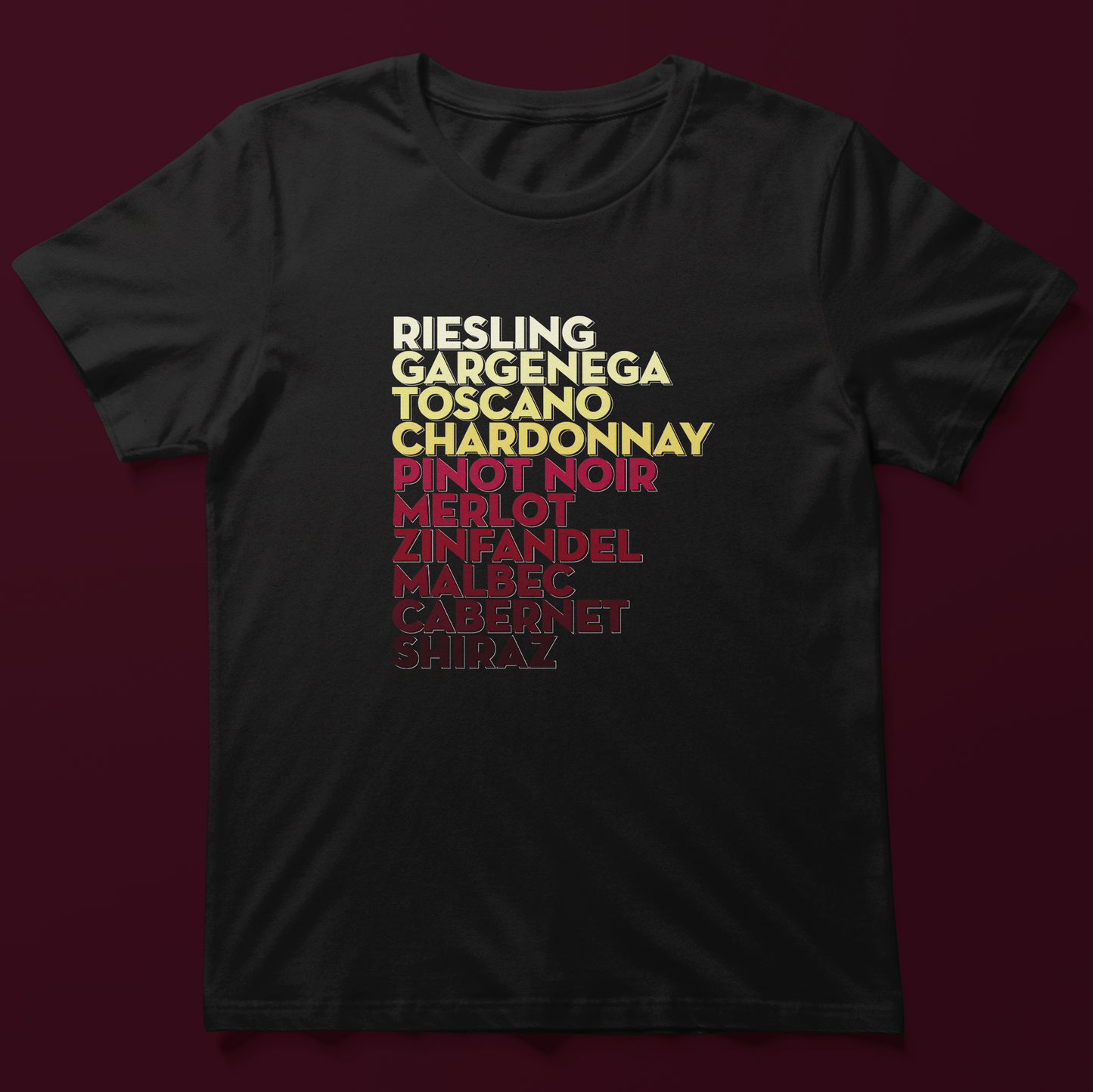 Wine Colors tshirt / Taste
