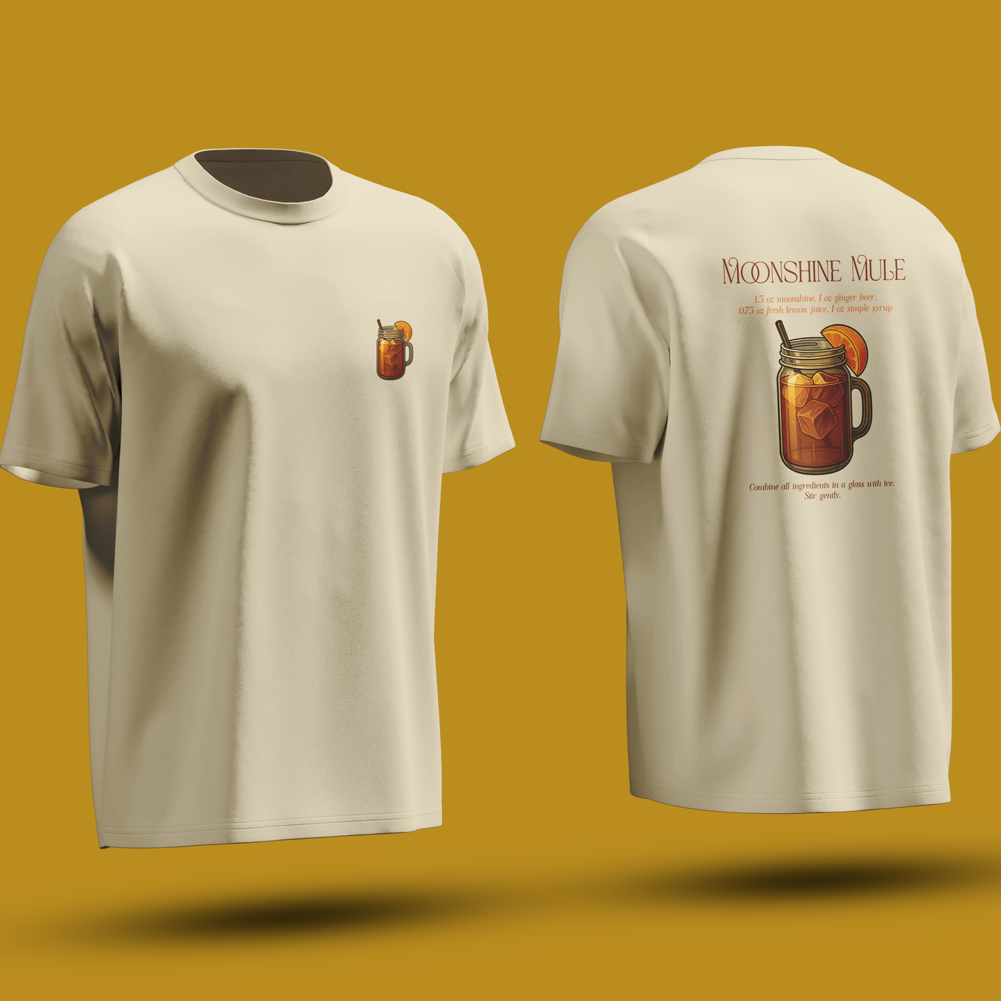 Moonshine Mule Cocktail Recipe tshirt