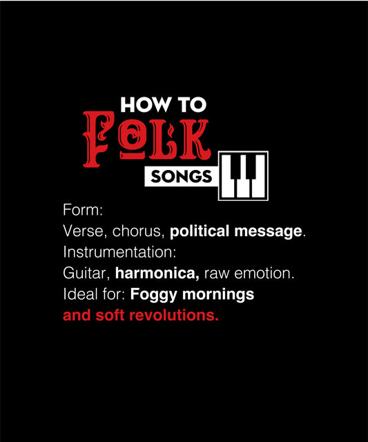 Folk, how to songs Classic T-Shirt