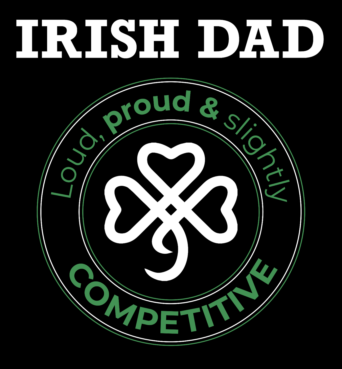Irish Dad, slightly competitive Classic Tshirt