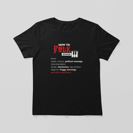 Folk, how to songs Classic T-Shirt