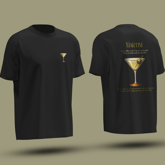 Martini Cocktail Recipe tshirt